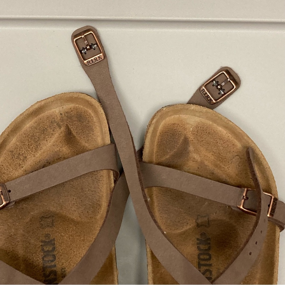 Birkenstock Tan Leather Sandals - Picture 10 of 10